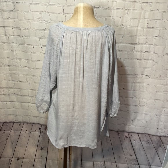 Krazy Kat Gray Blouse Thin Size XL - Picture 4 of 6